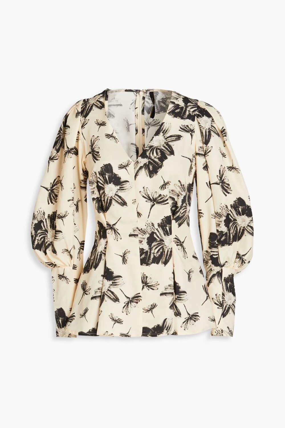 

Топ из твила TENCEL с цветочным принтом Rosie Mother Of Pearl, экрю