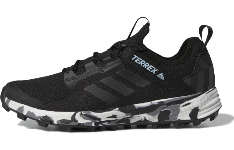 

Кроссовки Terrex Speed женские с низким верхом, черные/белые Adidas