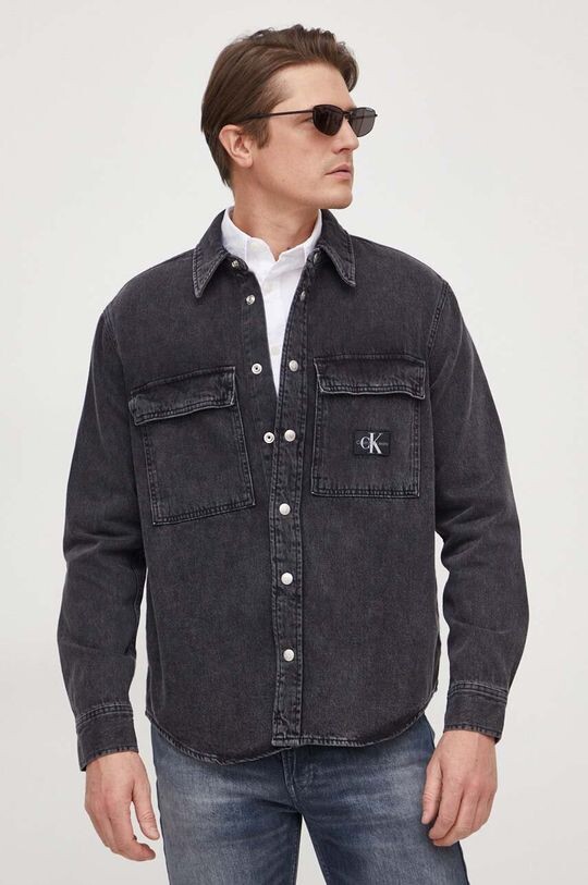 

Джинсовая куртка Calvin Klein Jeans, черный