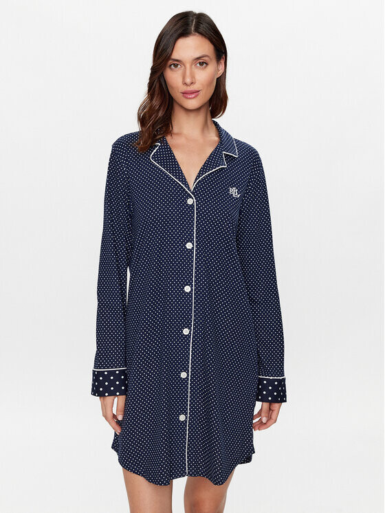 

Ночная рубашка стандартного кроя Lauren Ralph Lauren, синий