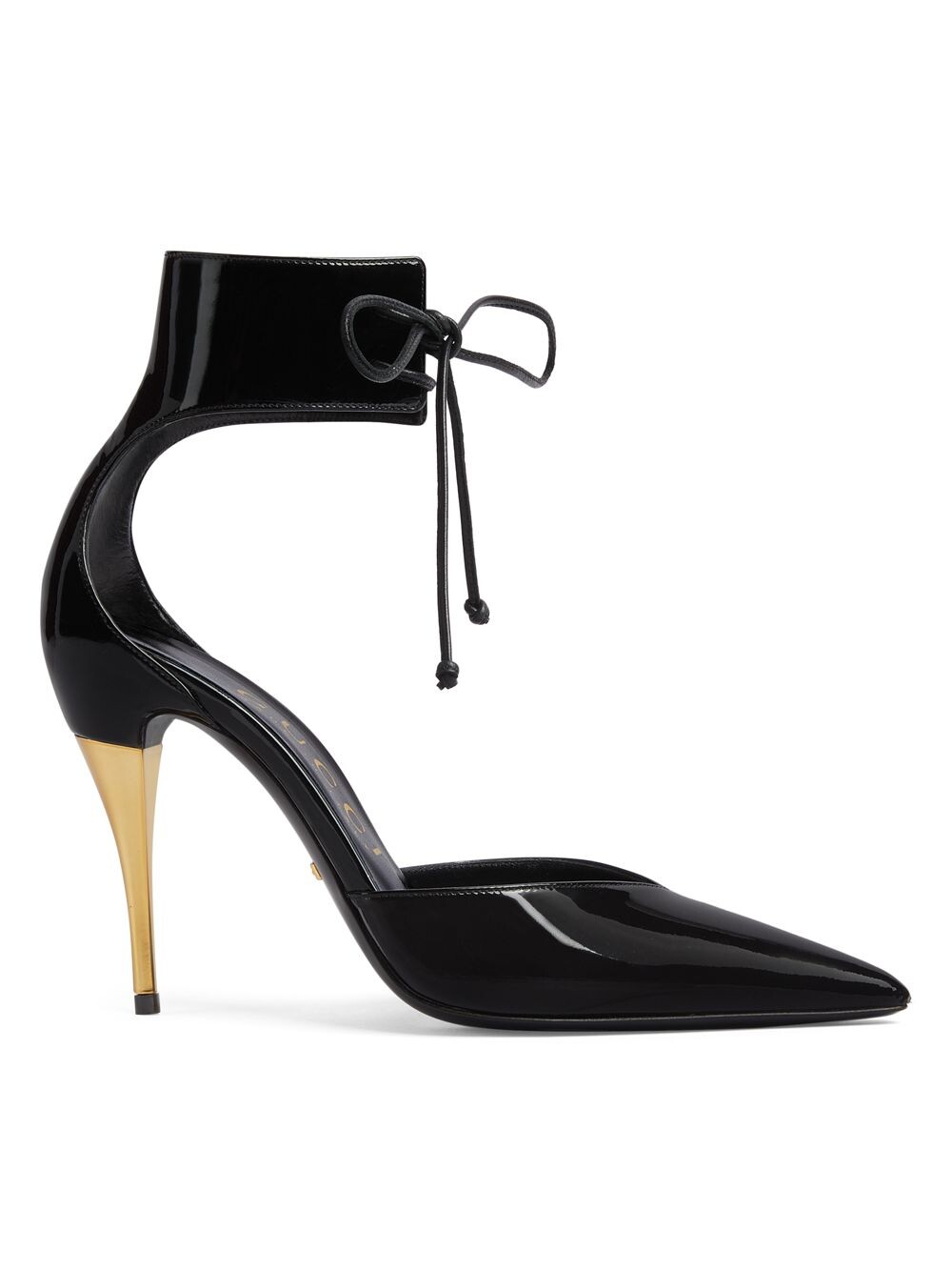 

Туфли-лодочки Priscilla из лакированной кожи Gucci, черный