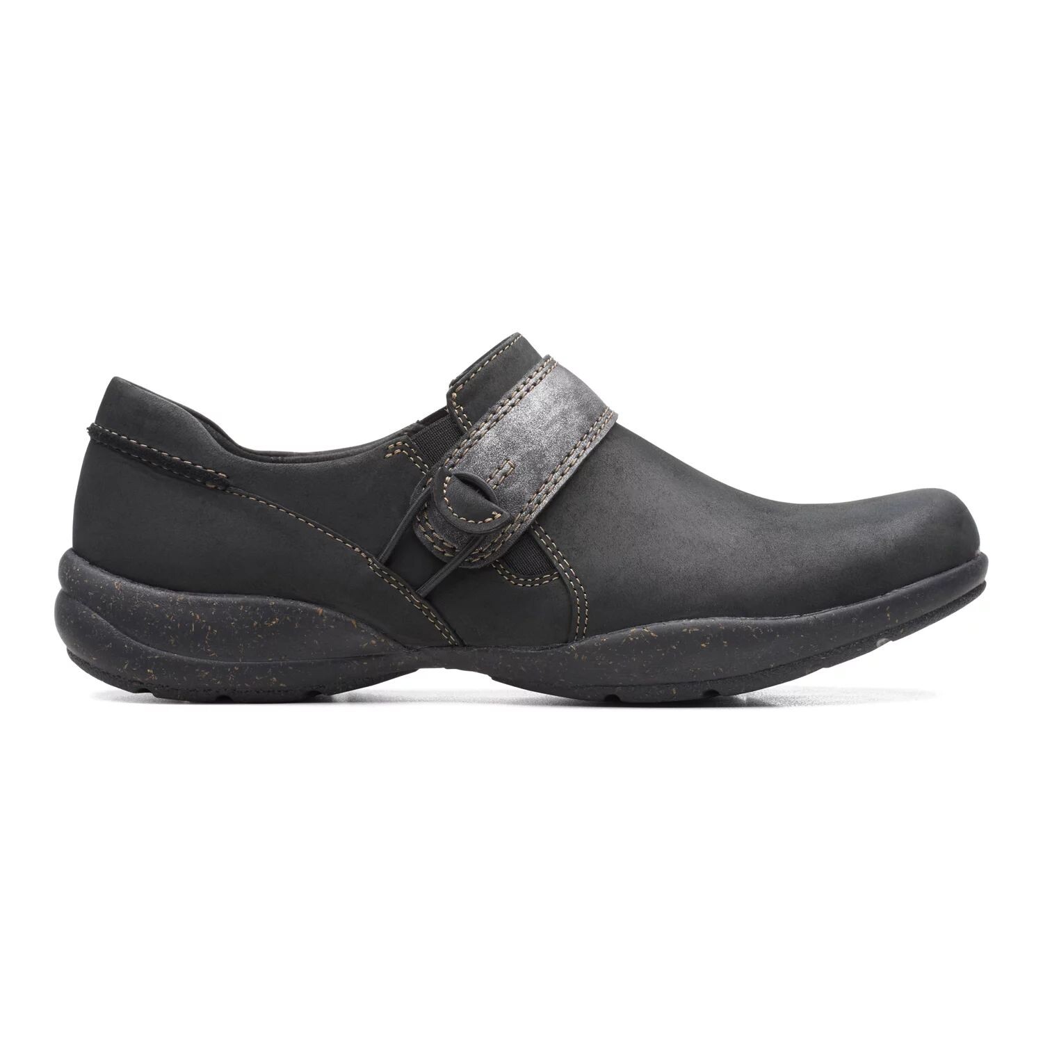 

Женские кожаные слипоны Clarks Roseville Dot Clarks, черный