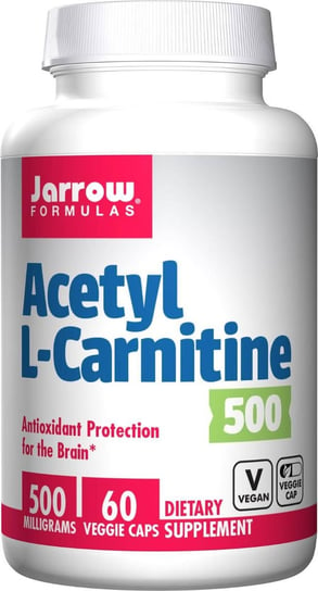 Ацетил L-карнитин 500 мг (60 капсул) Jarrow Formulas jarrow formulas l карнитин 500 мг 50 растительных капсул