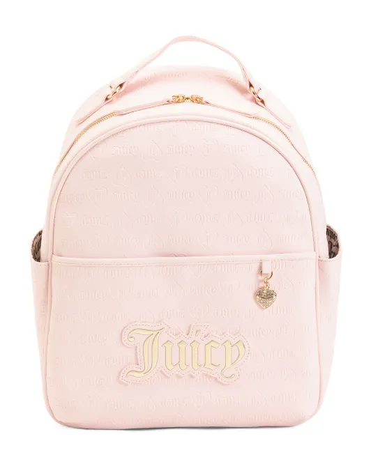 

Большой рюкзак с логотипом Juicy Couture, цвет Powder Blush
