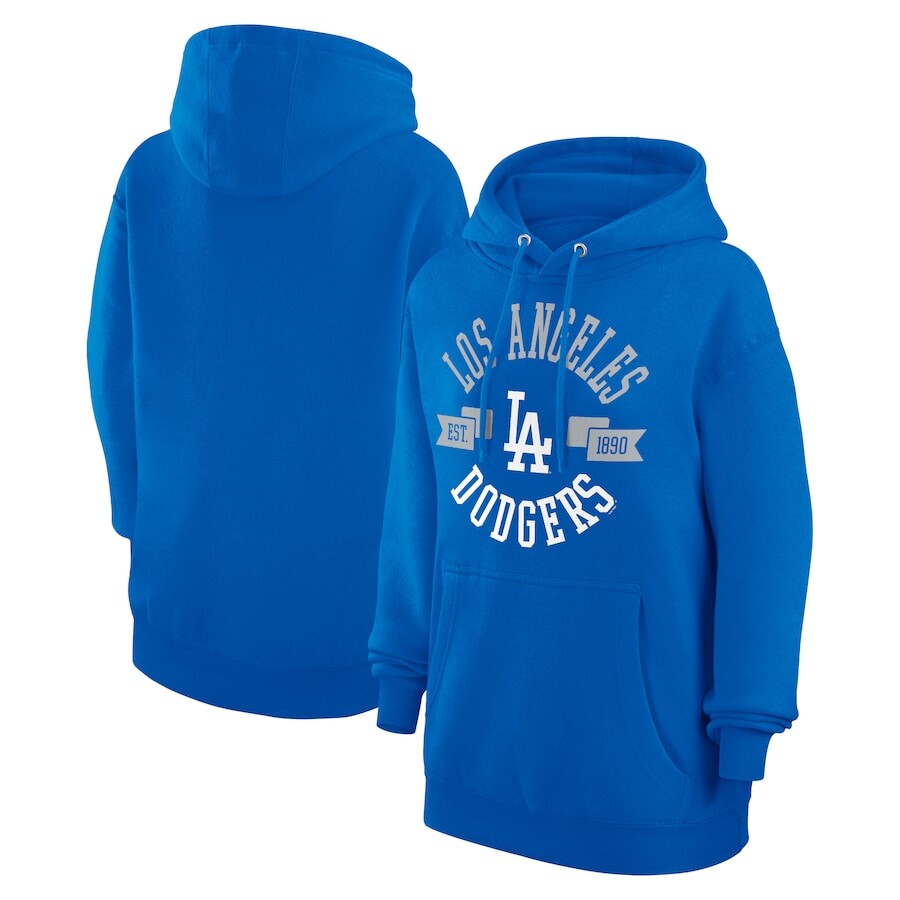 

Пуловер с капюшоном G-III 4Her by Carl Banks Los Angeles Dodgers, роял