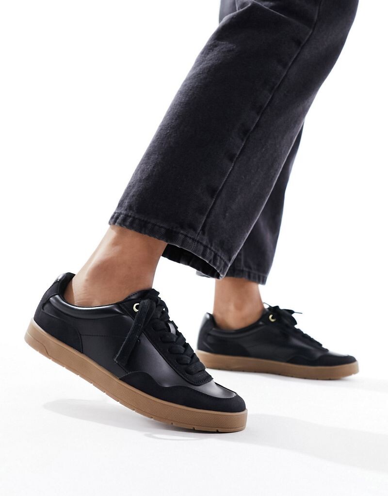 ASOS DESIGN – Deuce – Черные кроссовки в стиле ретро