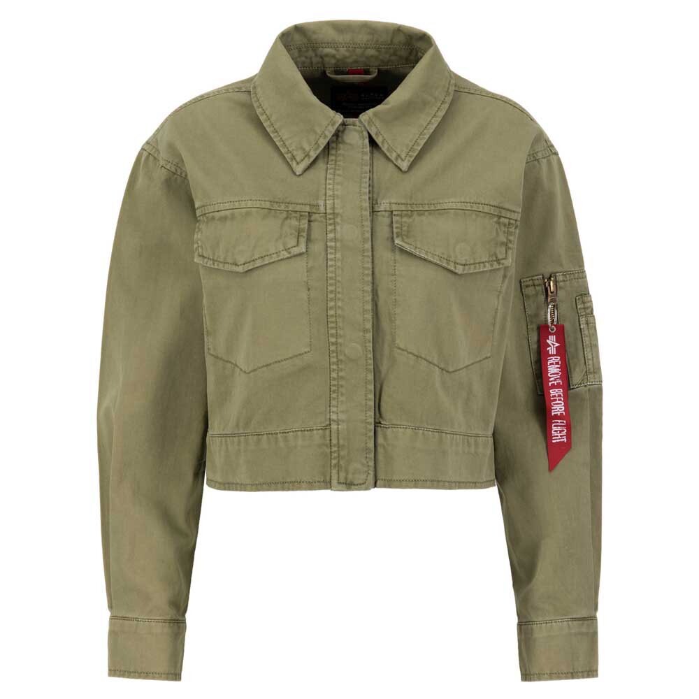 

Куртка Alpha Industries Deck Cropped, зеленый