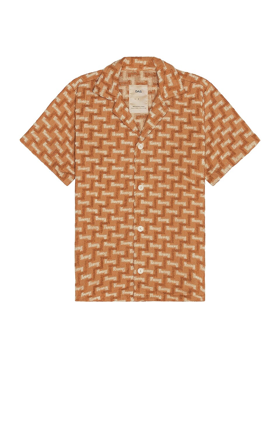 

Рубашка OAS Camel Layer Zig Cuba Terry, бежевый