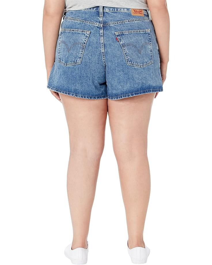 

Шорты Levi's Womens High-Waisted Mom Shorts, цвет Amazing