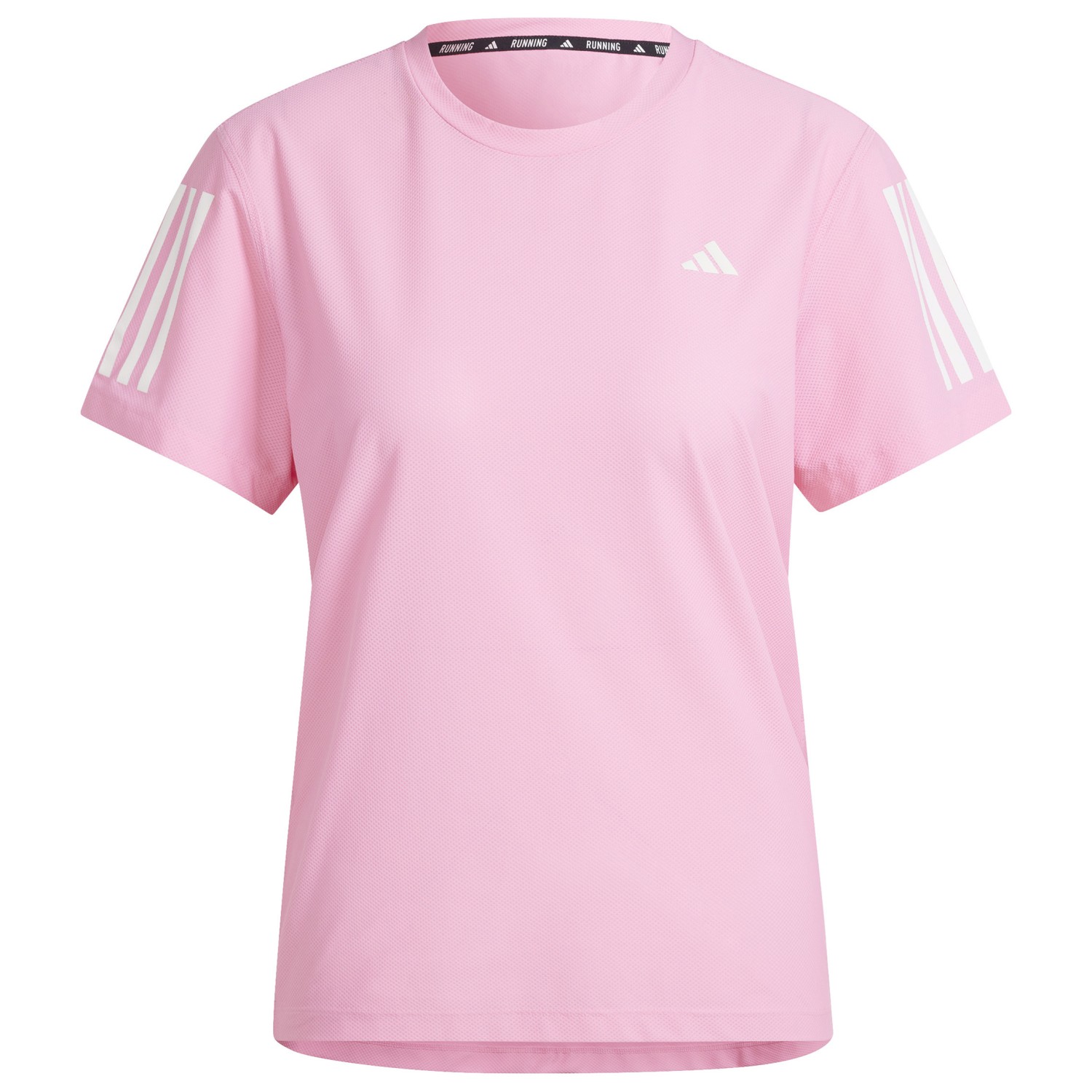 футболка беговая adidas own the run tee white us m Беговая рубашка Adidas Women's Own The Run Tee, цвет Bliss Pink