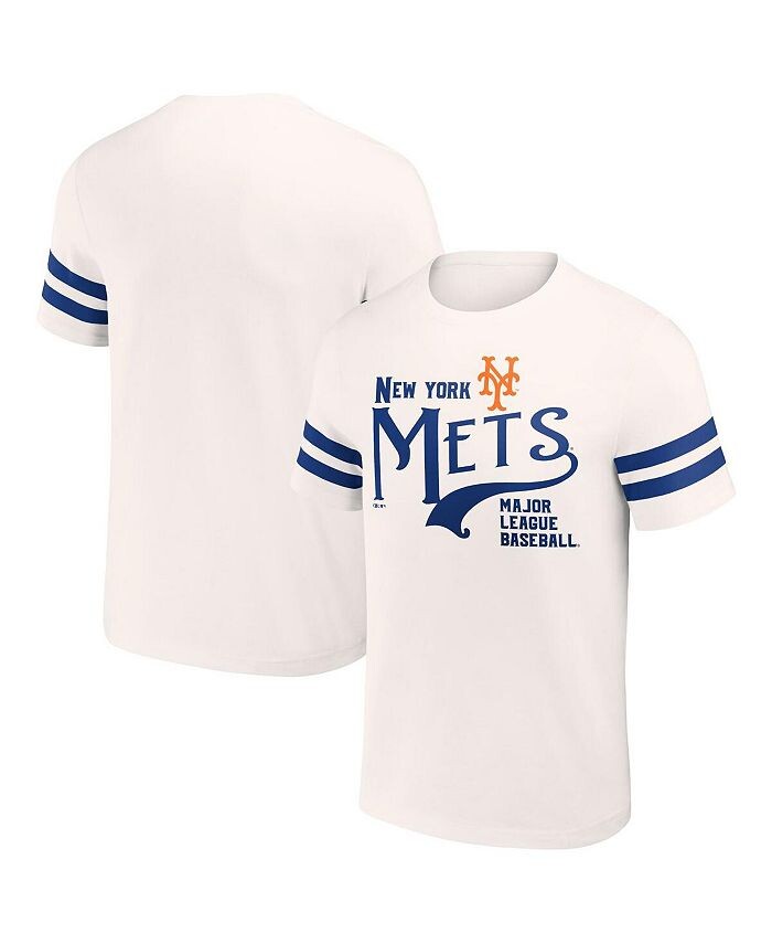 

Мужская футболка Darius Rucker Collection by Cream New York Mets Yarn Dye в винтажном стиле Fanatics, тан/бежевый