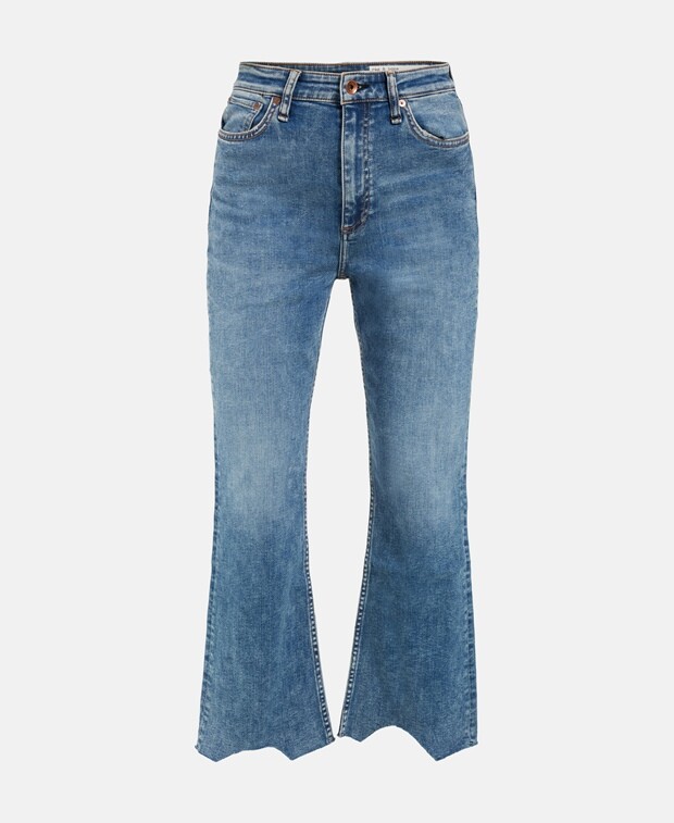 

Джинсы с вырезом Rag & Bone, цвет Slate Blue
