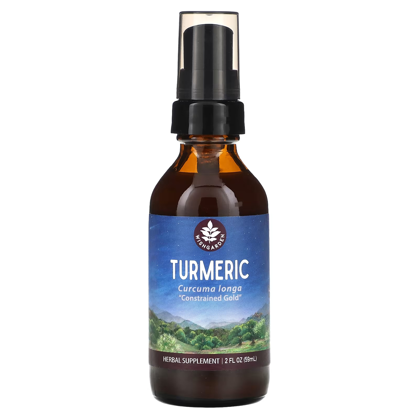 Куркума WishGarden Herbs, 59 мл organic india turmeric formula куркума поддержка подвижности и здоровья суставов 90 растительных капсул