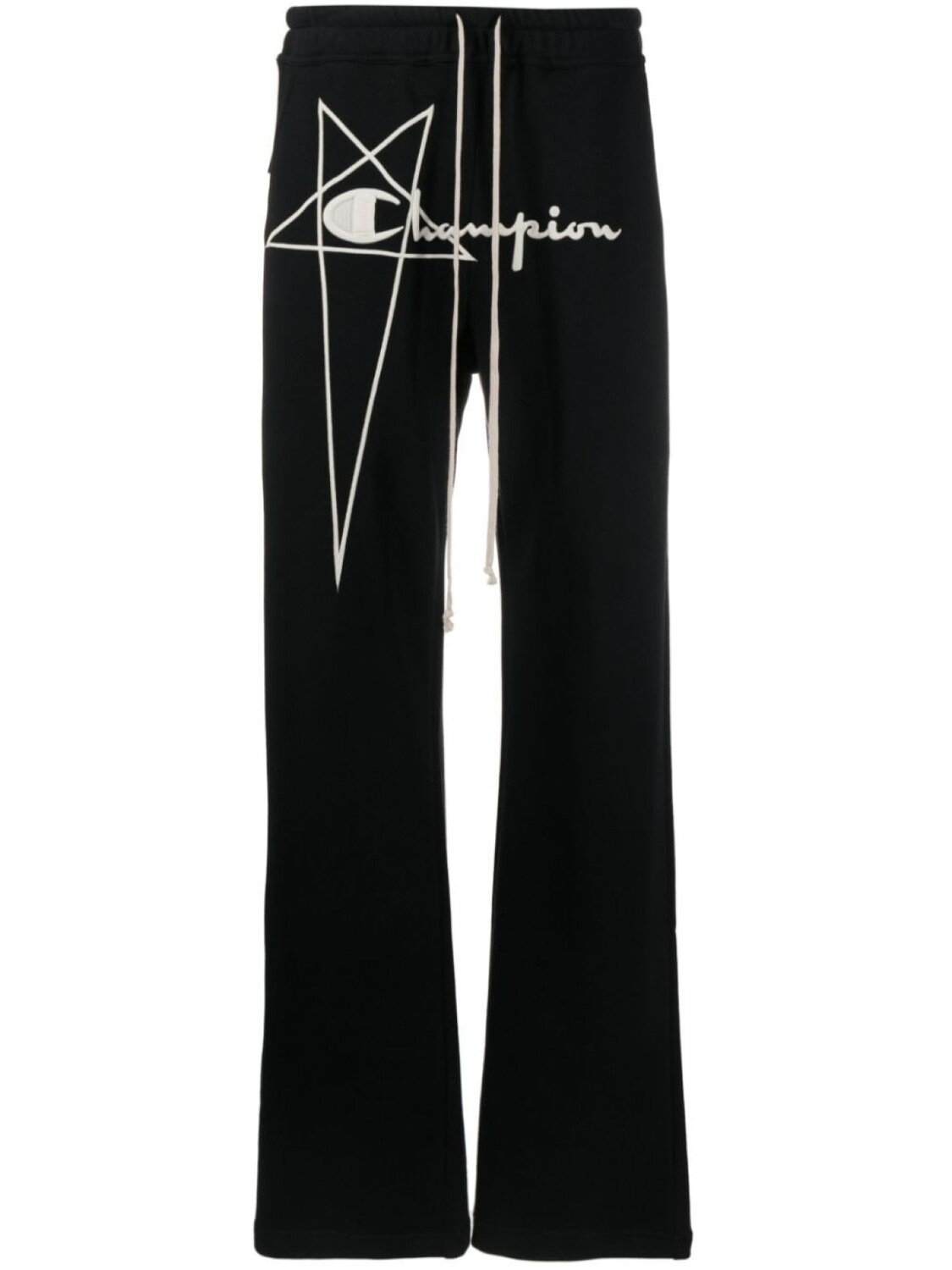 

Rick Owens X Champion спортивные брюки с вышитым логотипом, черный