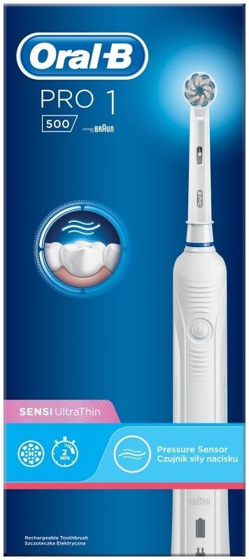

Oral-B Pro 500 Sensi Ultra Thinэлектрическая зубная щетка, 1 шт.