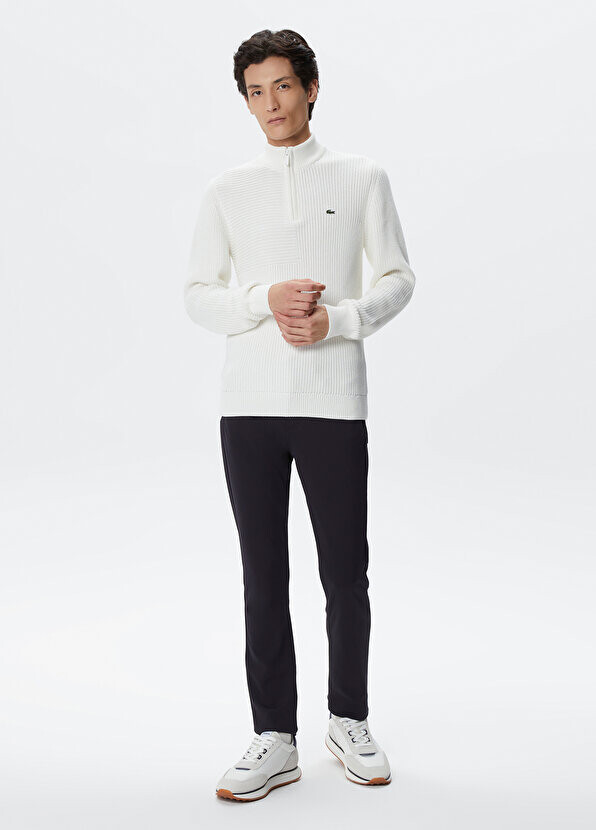 

Черные брюки узкого кроя Lacoste, Черный