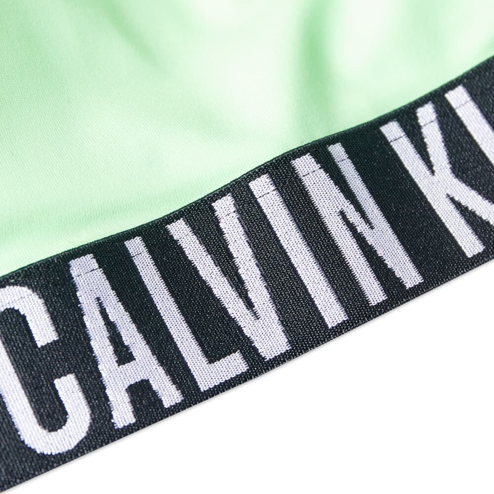 

Топ бикини Calvin Klein без косточек, зеленый