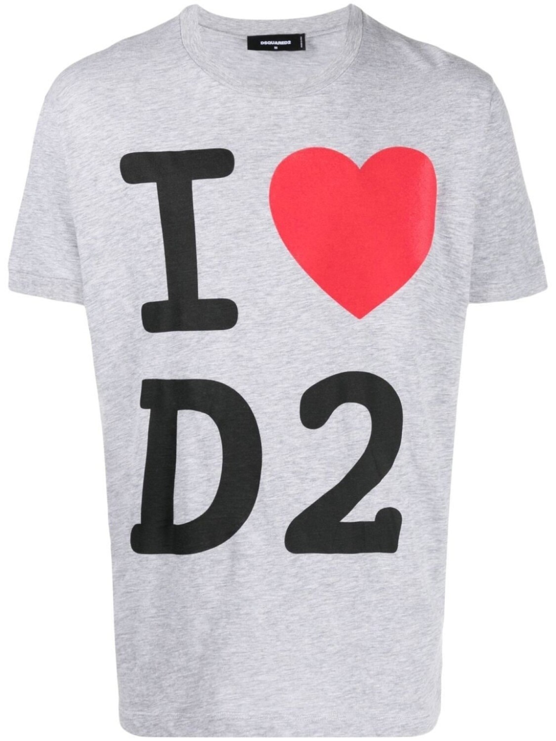 

Dsquared2 футболка с графичным принтом, серый
