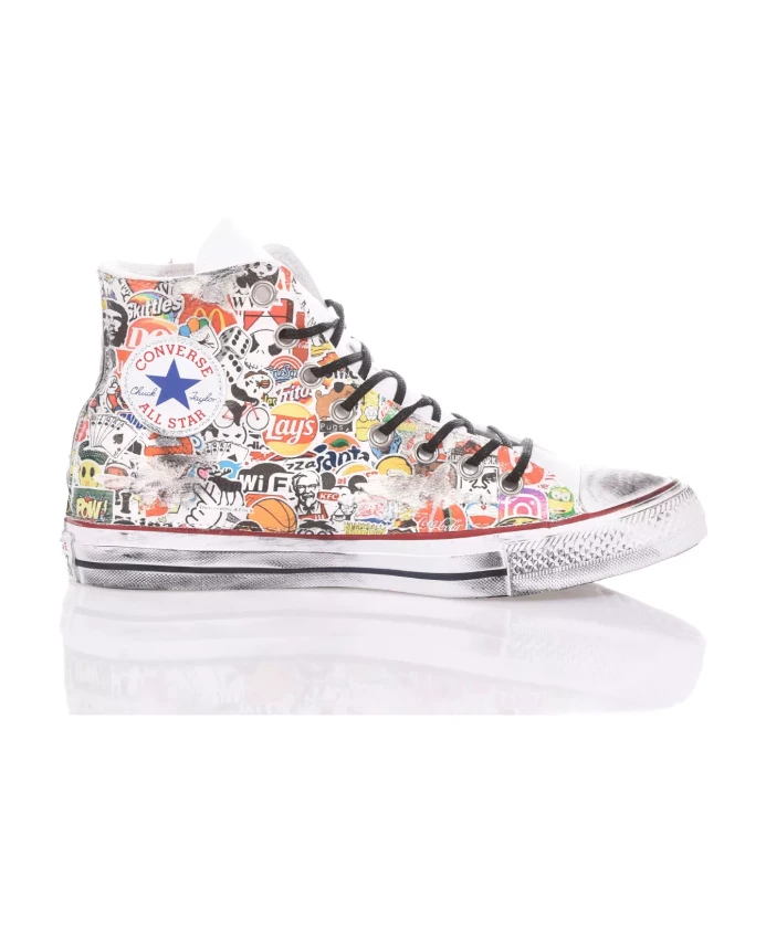 

Кроссовки ручной работы Converse, мультиколор