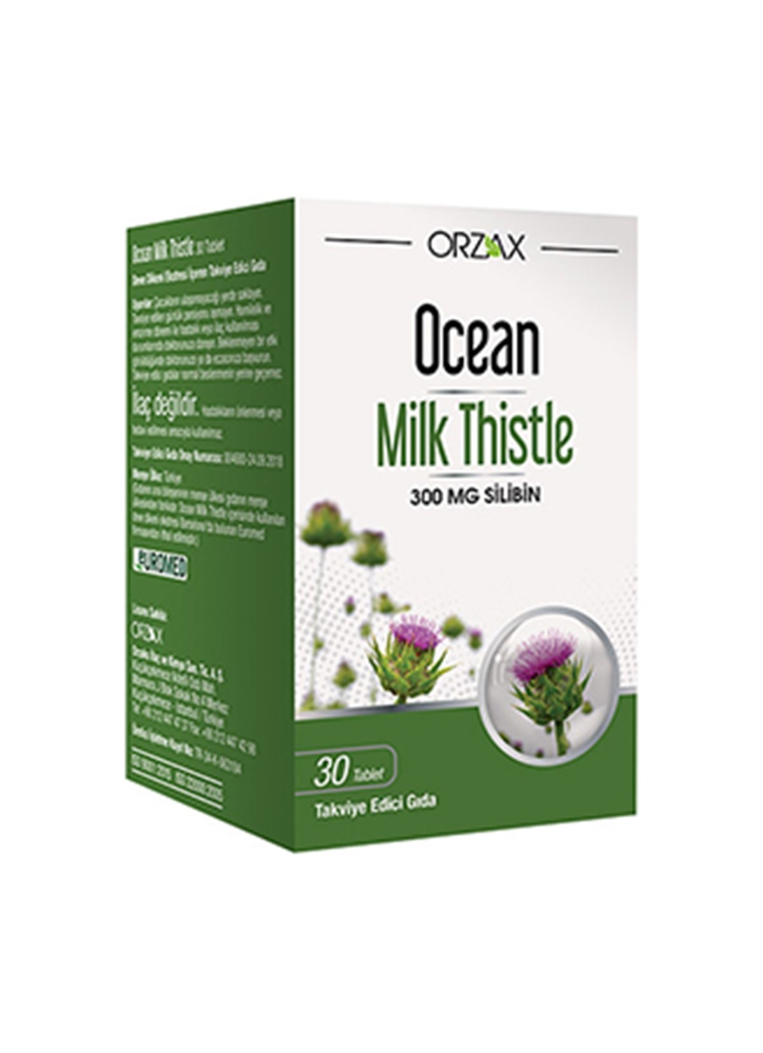 цена Океанский молочный чертополох 30 таблеток ORZAX