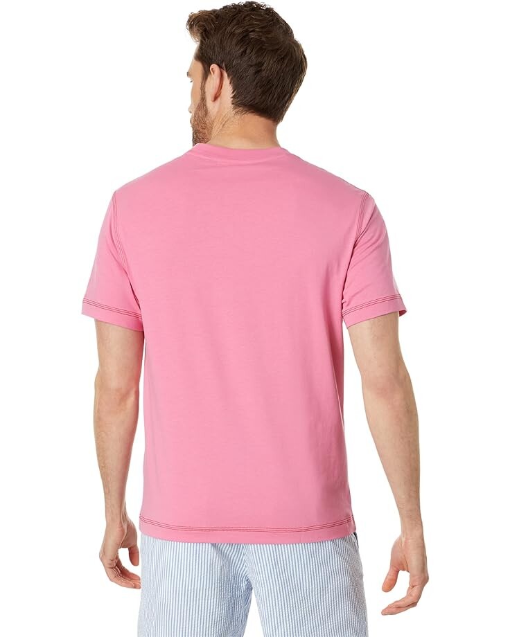 

Футболка Lacoste Short Sleeve Relaxed Fit Graphic T-Shirt, цвет Reseda Pink