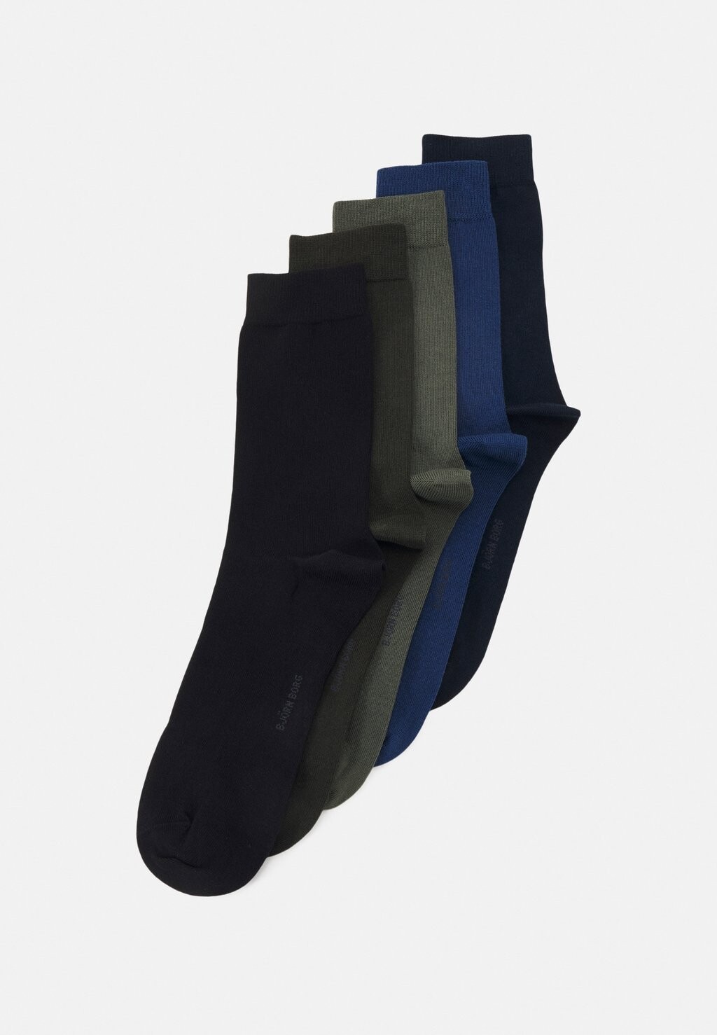 Носки ESSENTIAL ANKLE SOCK 5 PACK Björn Borg, черный