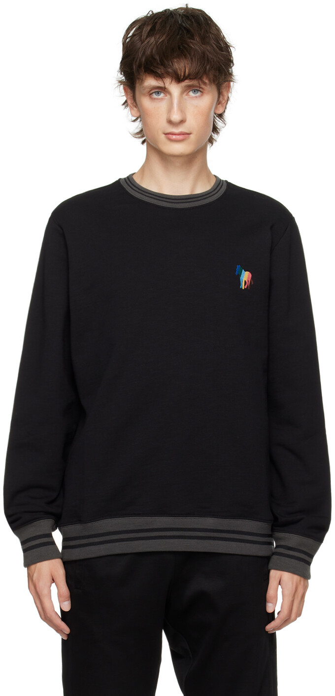 

Черная толстовка с зеброй PS by Paul Smith, Черный
