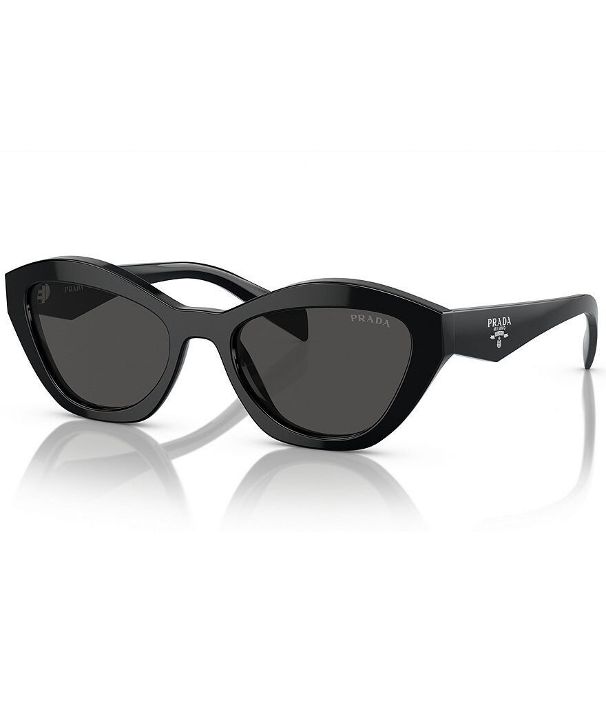 

Женские солнцезащитные очки «кошачий глаз» Prada PR A02SF55-X 55 мм, черный