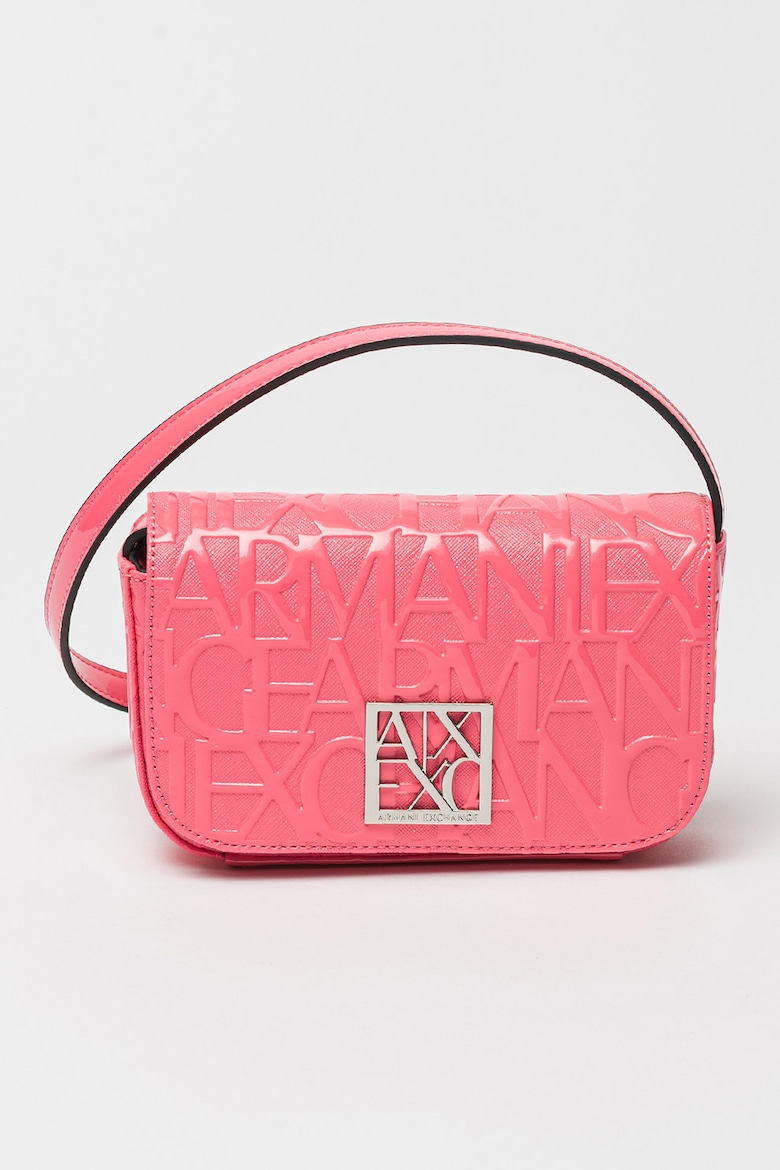 

Сумка из экокожи с логотипом Armani Exchange, розовый