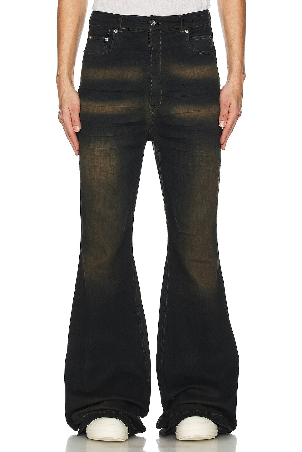 

Джинсы DRKSHDW by Rick Owens Bolan Bootcut Denim, цвет Mud