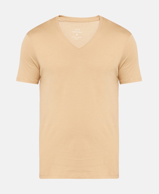 

Футболка Armani Exchange, бежевый