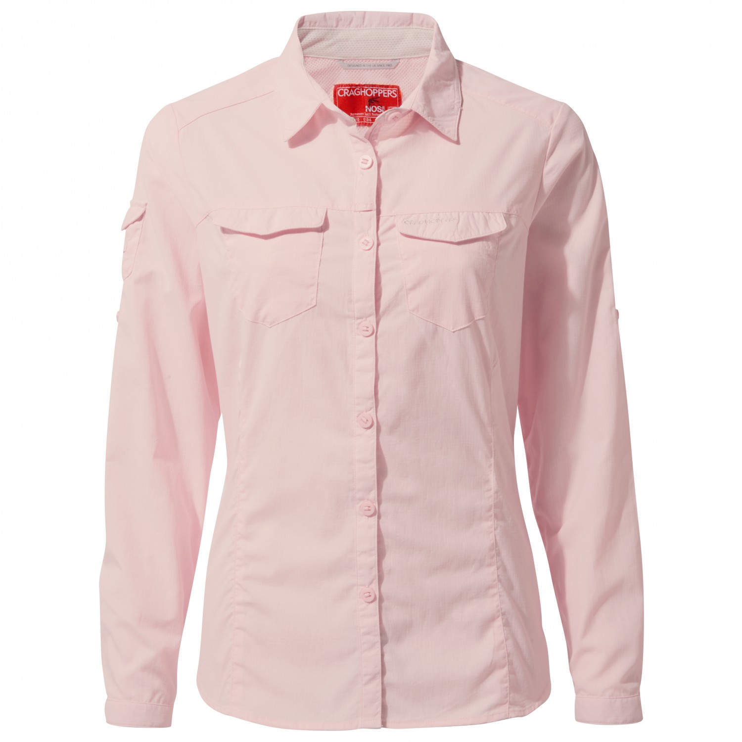 Блузка Craghoppers Women's NosiLife Adventure L/S Shirt, цвет Seashell Pink