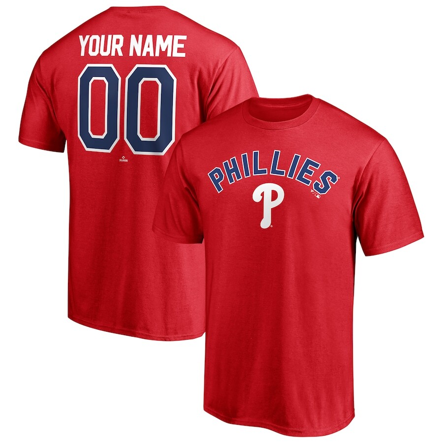 

Футболка с коротким рукавом Fanatics Branded Philadelphia Phillies, красный