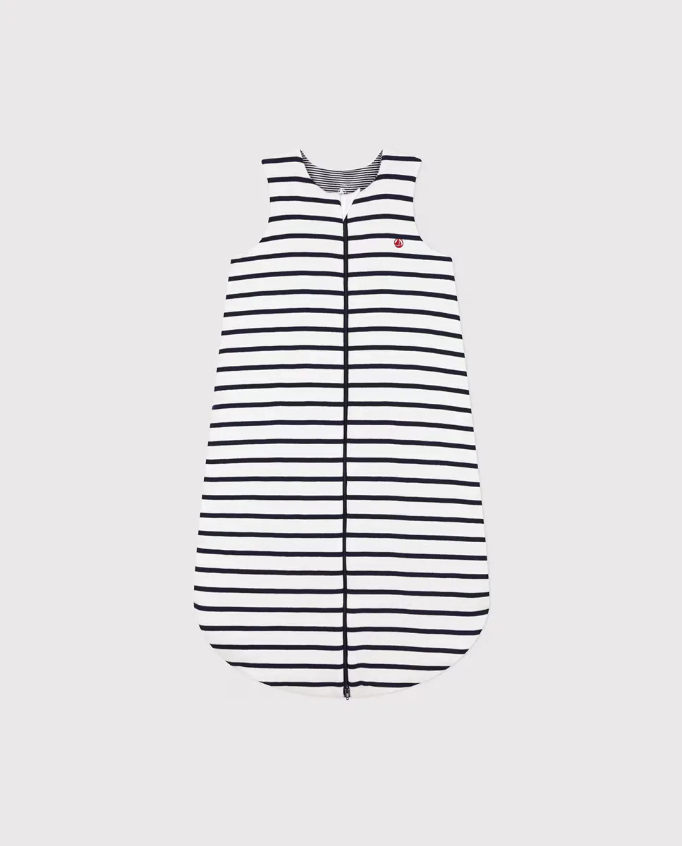 

Полосатая хлопковая сумка TOG 2.2 Petit Bateau, белый