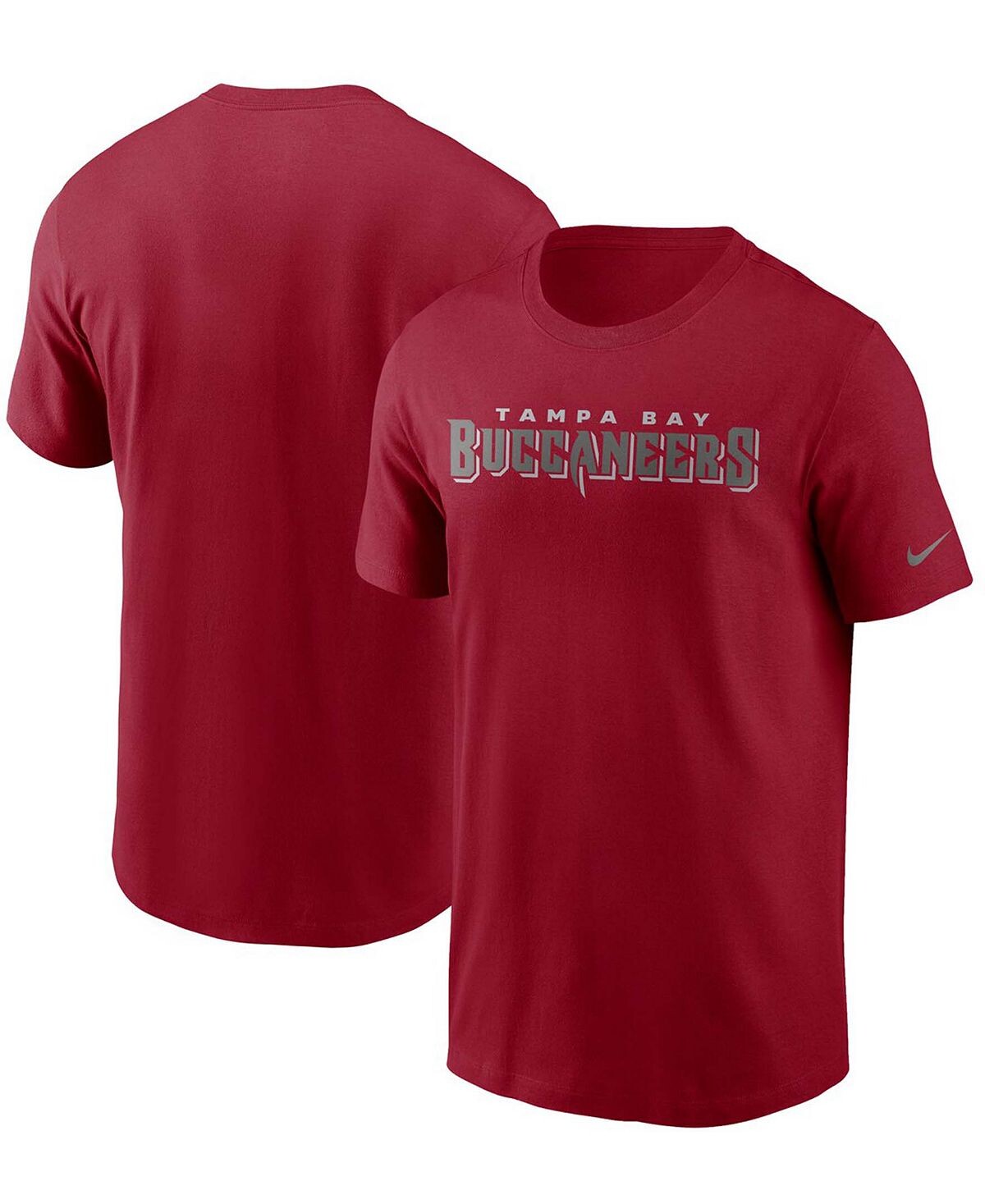

Мужская красная футболка с надписью Tampa Bay Buccaneers Team Nike