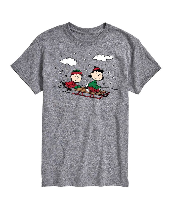 Мужская футболка с коротким рукавом Peanuts Holidays AIRWAVES, серый мужская многозадачная футболка с коротким рукавом airwaves серый