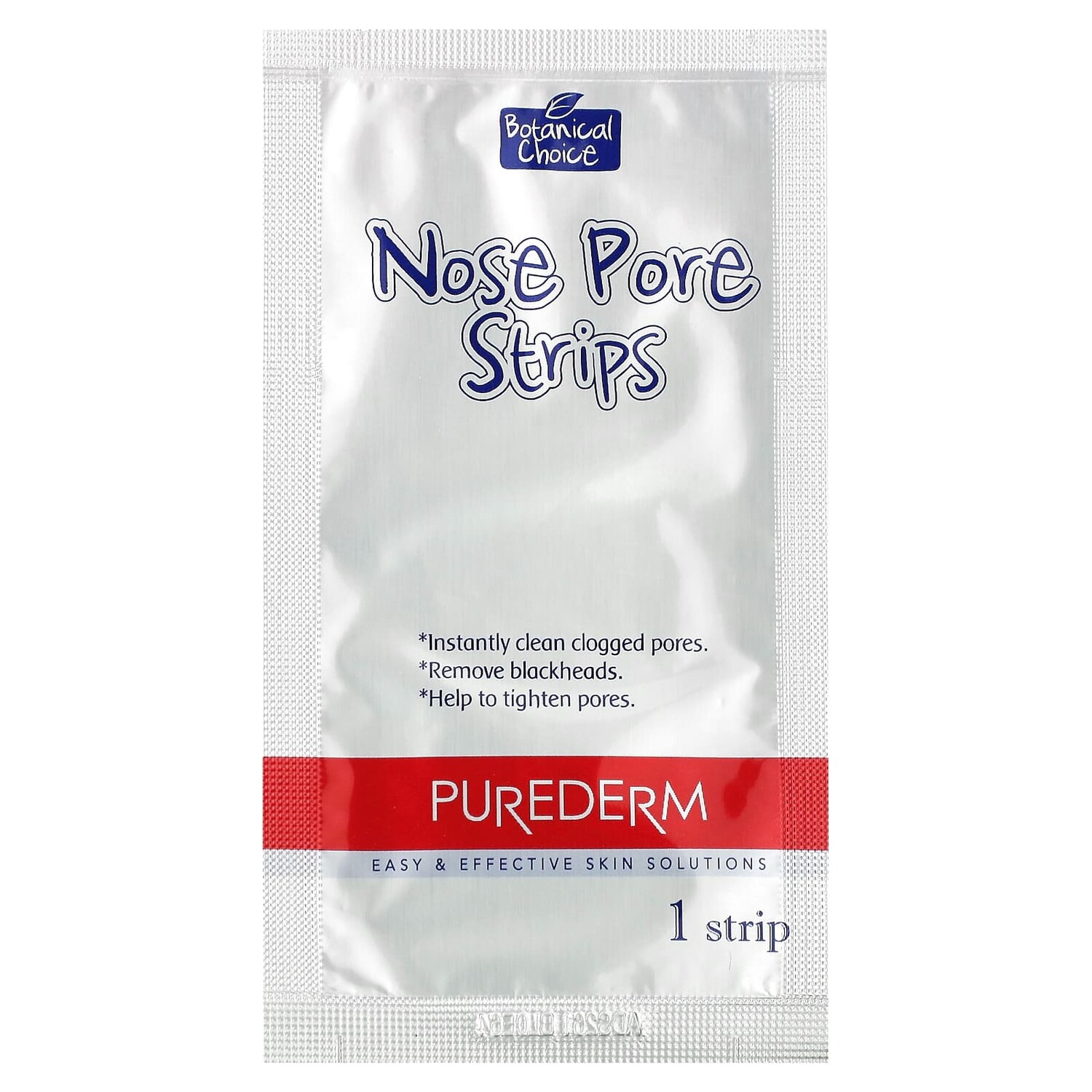 

Полоски для пор для носа, зеленый чай, 6 полосок, Purederm