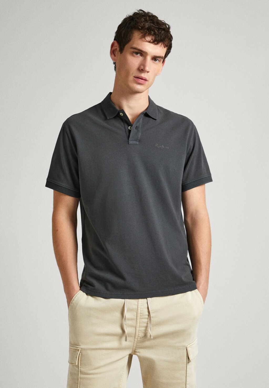 

Рубашка-поло NEW OLIVER Pepe Jeans, цвет phantom grey