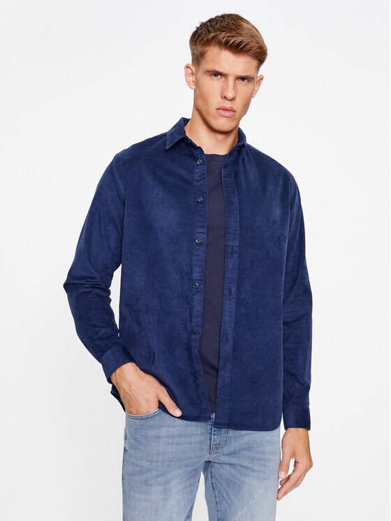 

Рубашка узкого кроя Jack&Jones, синий
