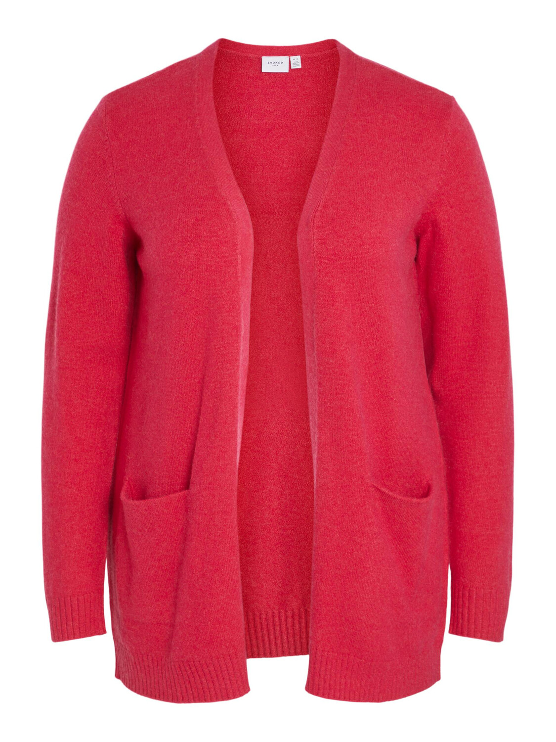 

Кардиган Vila Plus Size Strickjacke Stretch Cozy Übergröße VIRIL, цвет Neon Pink