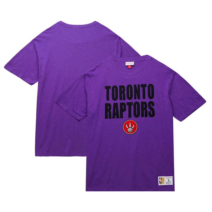 

Футболка с коротким рукавом Mitchell & Ness Toronto Raptors, фиолетовый