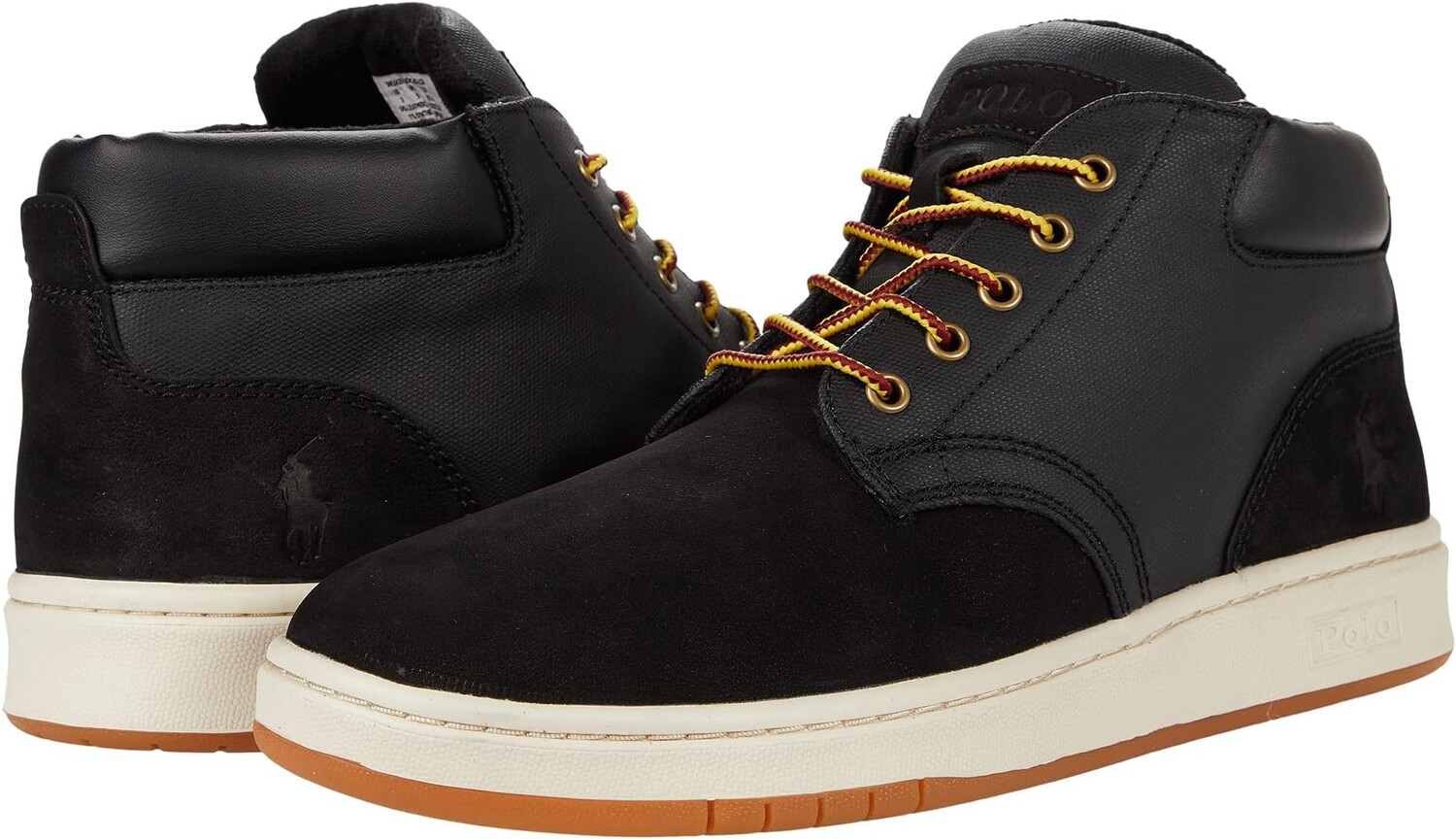 

Кроссовки Shrunken Nubuck Sneaker Boot Polo Ralph Lauren, черный
