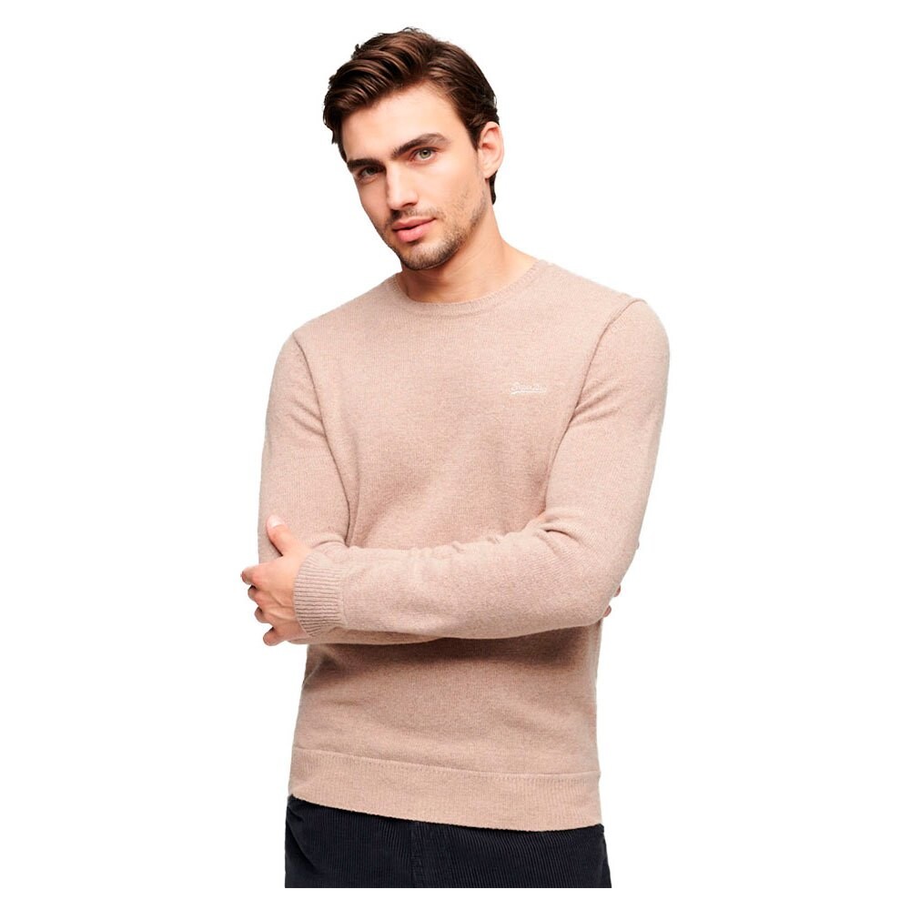 

Свитер Superdry Essential Slim Fit Crew Neck, бежевый