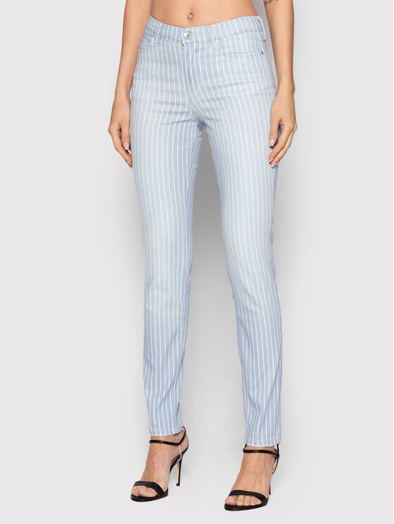 

Джинсы скинни Guess, синий