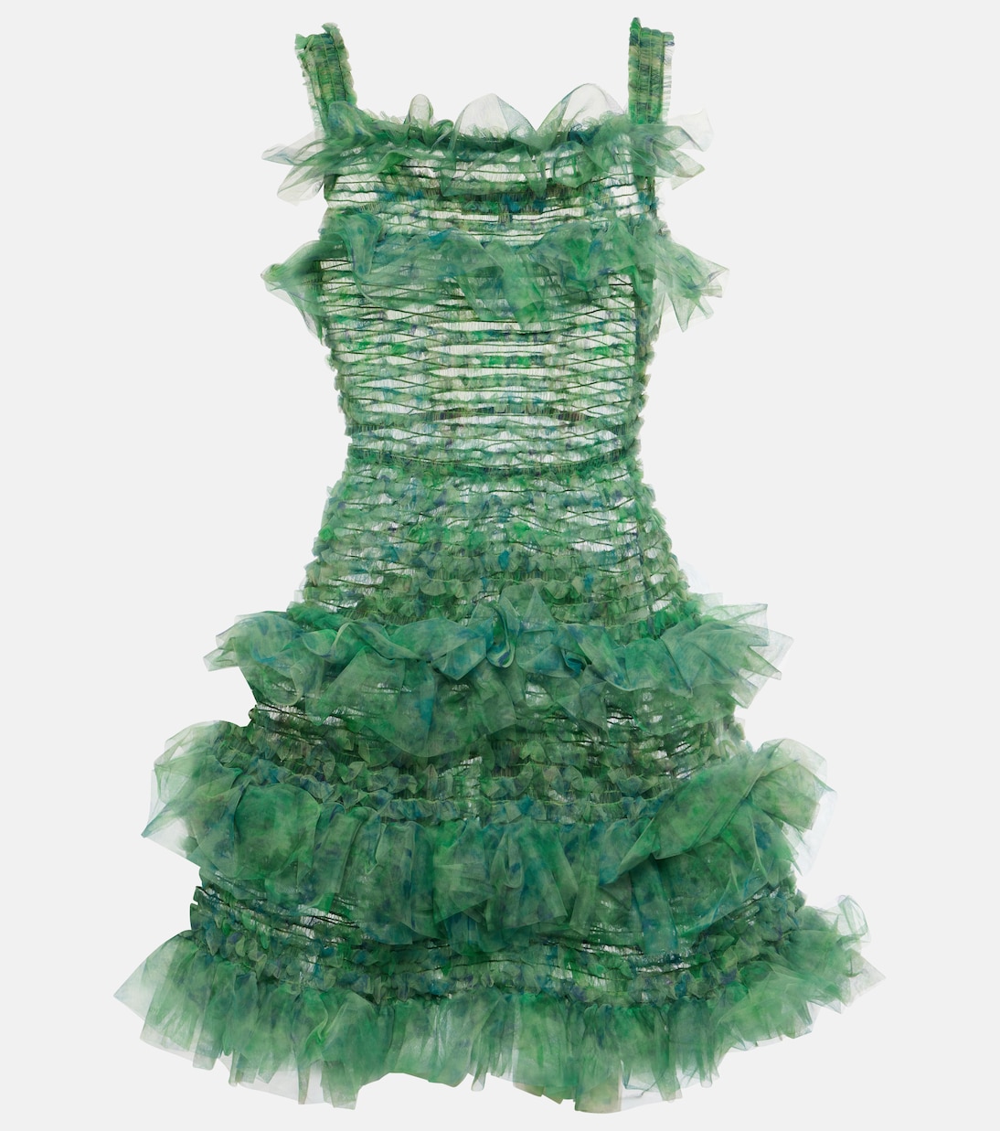 Платье миди с оборками Susan Fang, зеленый howatch susan cashelmara
