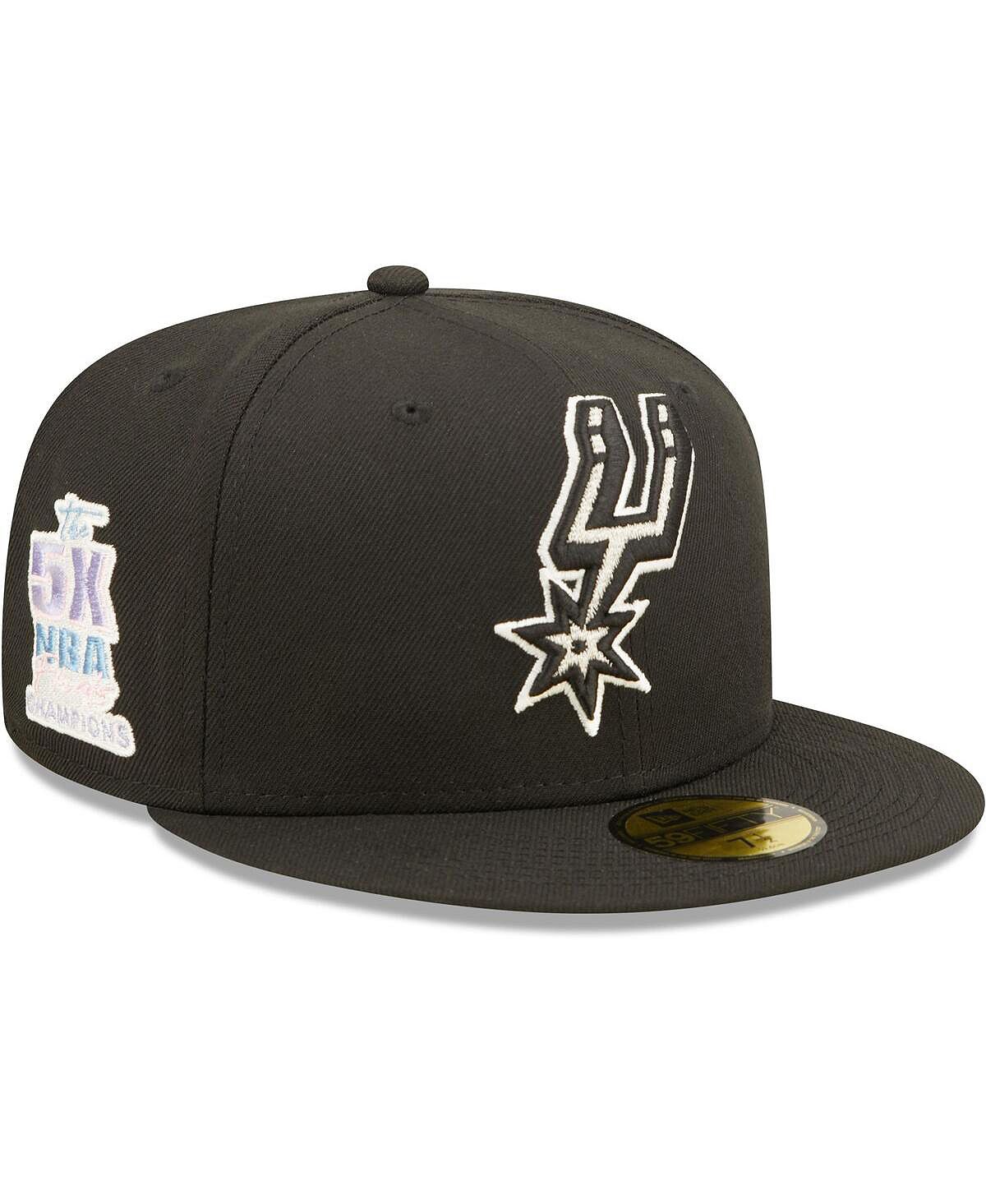 

Мужская черная толстовка с капюшоном San Antonio Spurs 5x Finals NBA Champions Pop 59FIFTY New Era