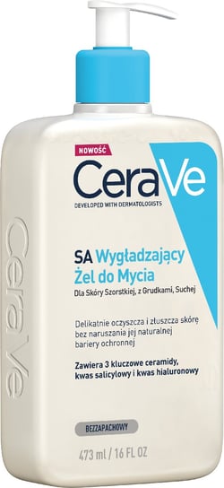 Разглаживающий очищающий гель, 473 мл CeraVe SA гель для ванны gel limpiador hidratante cerave 473 мл