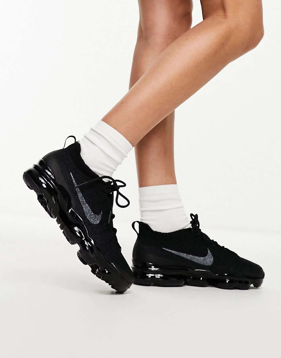 

Черные и антрацитово-серые кроссовки Nike Air Vapormax 2023 NN Flyknit