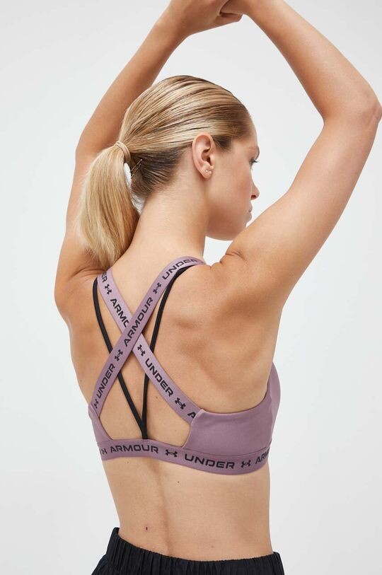 

Спортивный бюстгальтер с перекрестной спинкой Under Armour, фиолетовый
