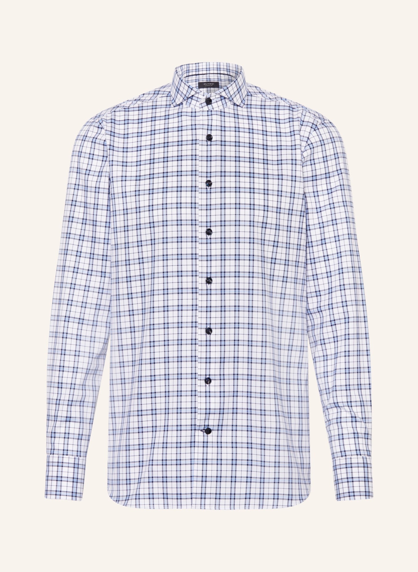 Рубашка OLYMP SIGNATURE Signature tailored fit, белый цена и фото